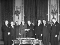 Signature of the Treaty of Paris - Source:  European Commission Audiovisual Library