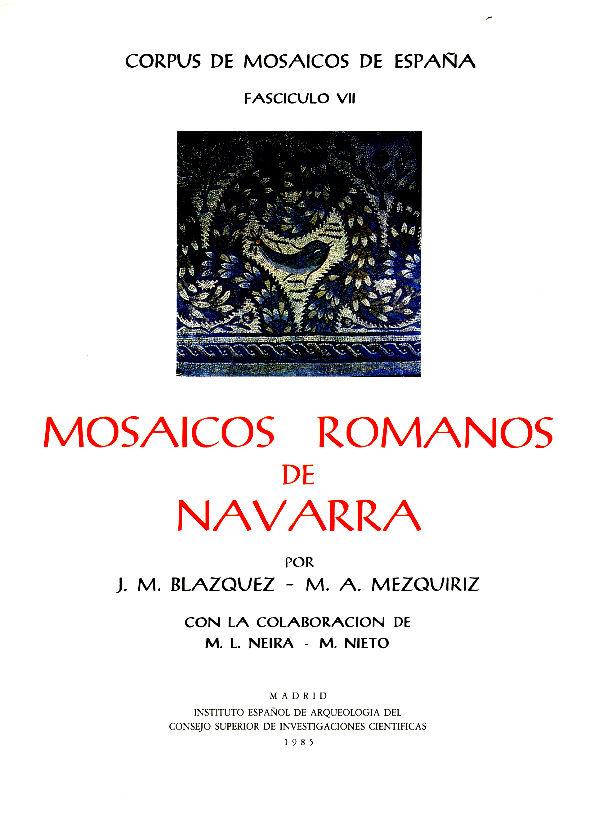 Corpus de Mosaicos Romanos de España VII. Mosaicos romanos de Navarra. Madrid. 1985